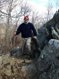 Bob Chesla Hiking Blue Ridge Parkway 1